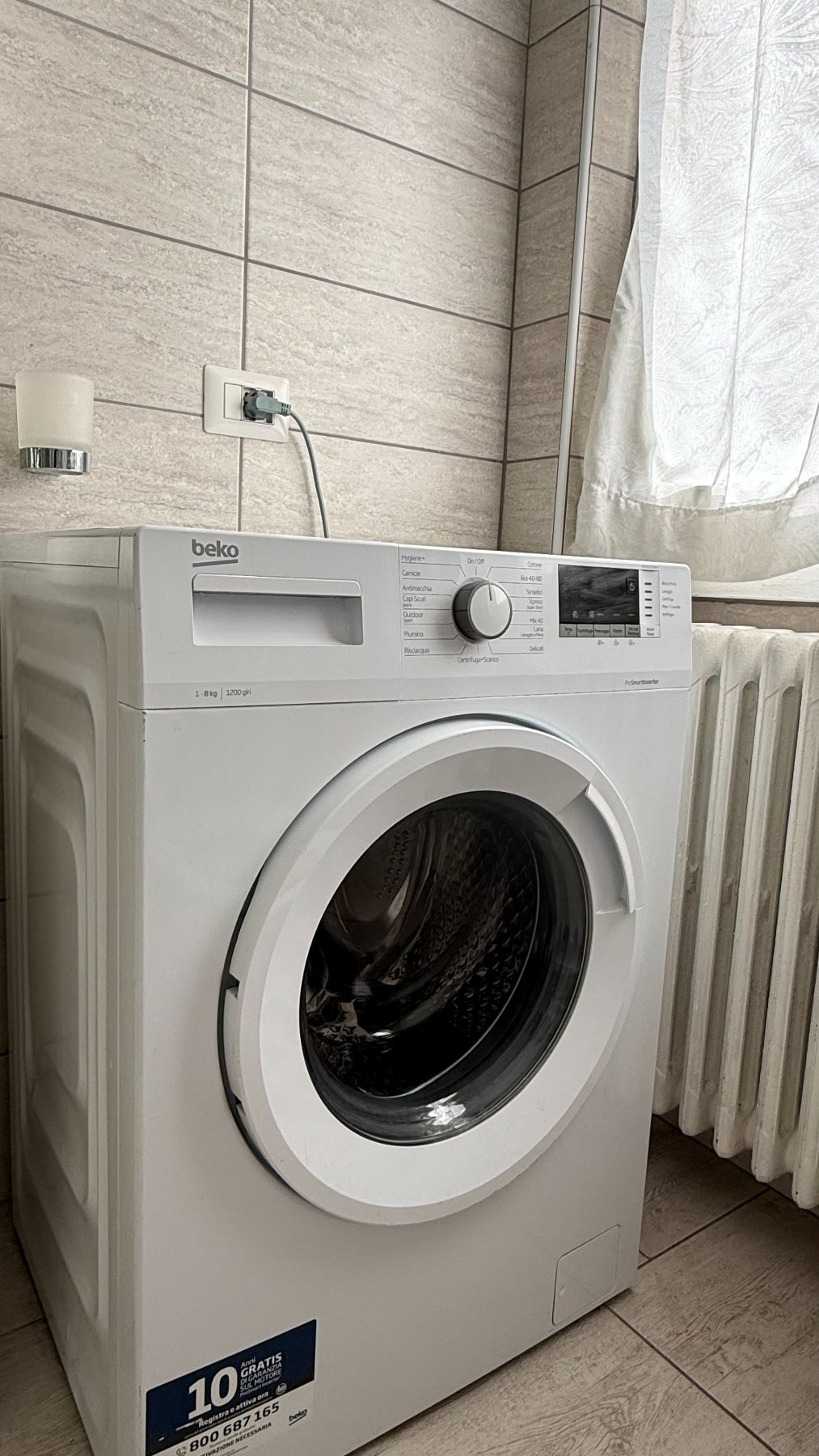 Lavatrice nel bagno Appartamento 1