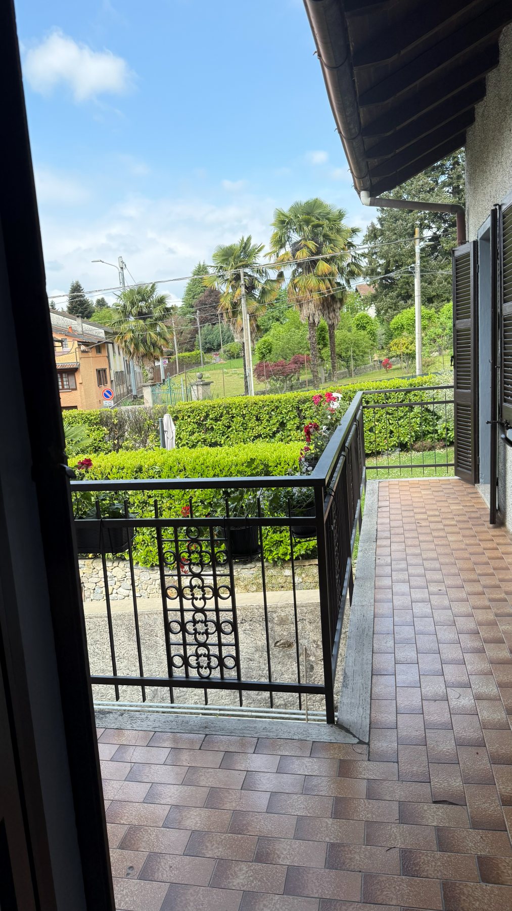 Balcone degli appartamenti Casa Erica a Cittiglio
